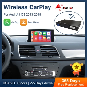 Автомобильный Беспроводной интерфейс Apple CarPlay Android Auto для Audi A1 Q3 RMC 2013-2018, с функциями AirPlay Mirror Link Car Play