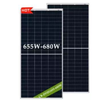 Заводские Моноблочные солнечные панели Мощностью 655 Вт, 670 Вт, 680 Вт, двухфазная фотоэлектрическая панель, солнечный модуль
