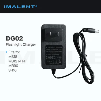 Зарядное устройство для фонарика Imalent DG02, подходит для MS18/MS12 MINI/MR90/SR16, адаптер питания переменного/постоянного тока