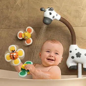 Игрушки для купания малышей, Электрический Жираф, Зебра, Водные игрушки, Распылитель, Ванна для малышей, насадка для душа в ванной комнате для маленьких мальчиков и девочек