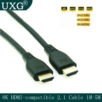Совместимый с HDTV кабель 2,1 8K @ 60Hz 4K @ 120Hz 2K @ 144Hz HDR 48 Гбит/с HDCP2.2 7,1 Для разветвителя PS4 TV Xbox Проектор Компьютер 1 м-5 М